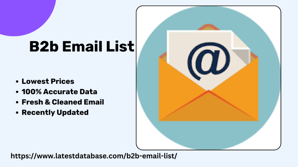 b2b email list
