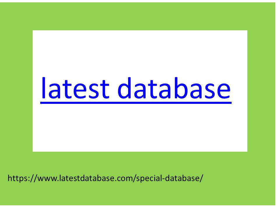 latest database