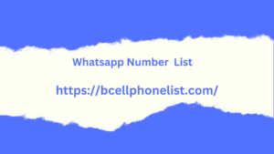 Whatsapp Number List 